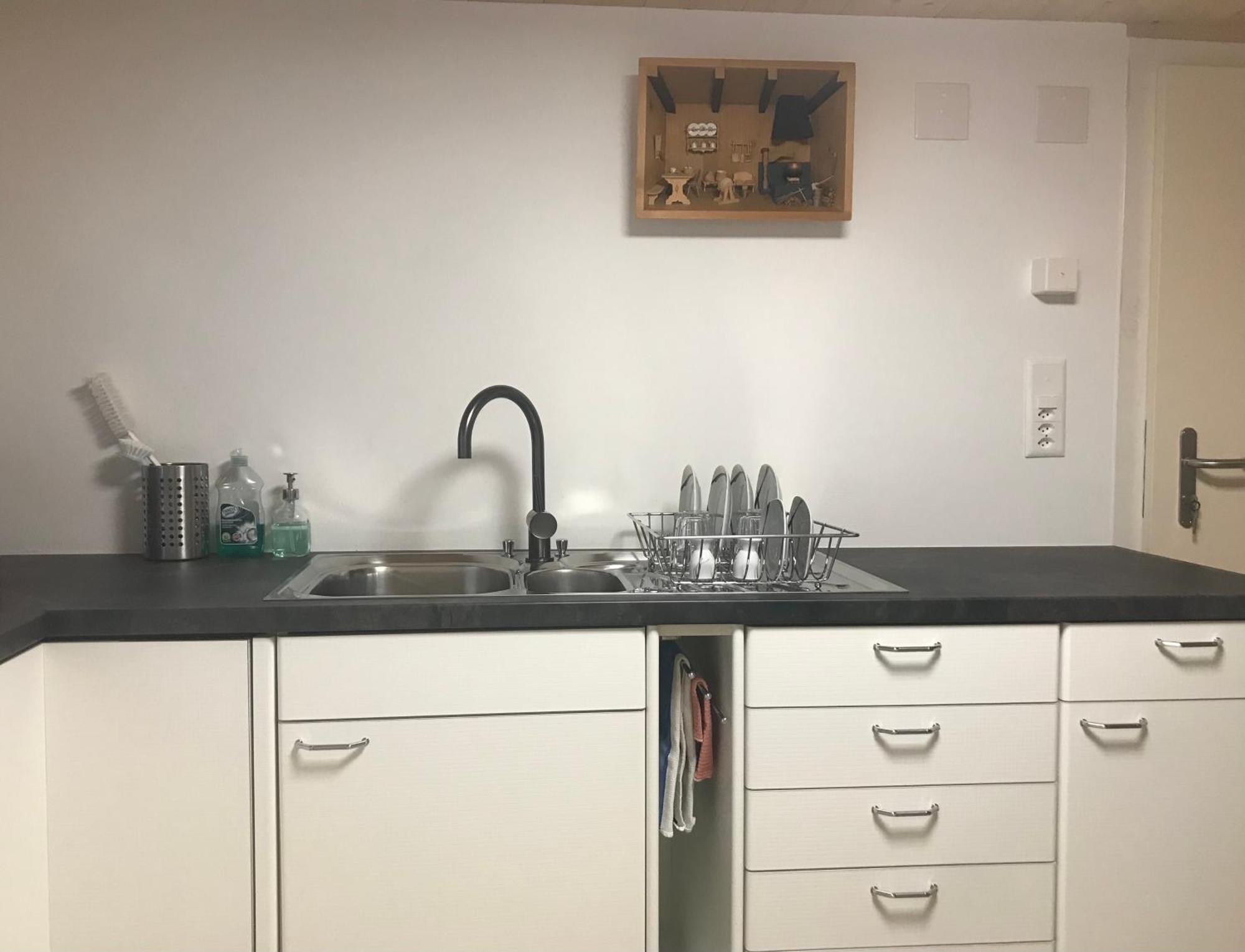 Bijou 2 Huebsche 1 Zimmer Wohnung Herisau Bagian luar foto