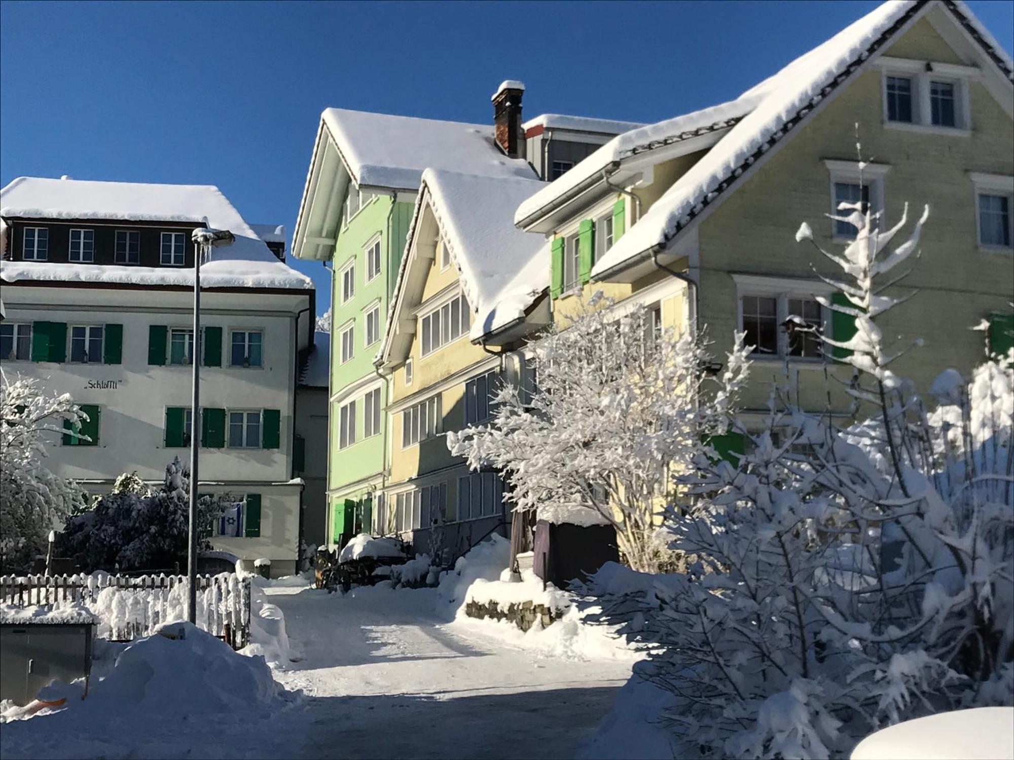 Bijou 2 Huebsche 1 Zimmer Wohnung Herisau Bagian luar foto